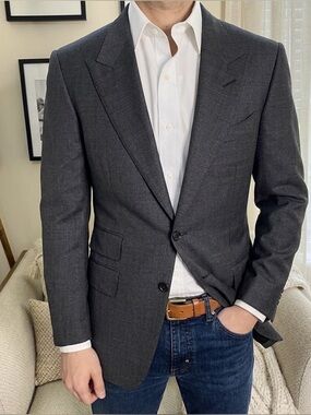 NWOT Tom Ford Windsor Charcoal Blazer | 44